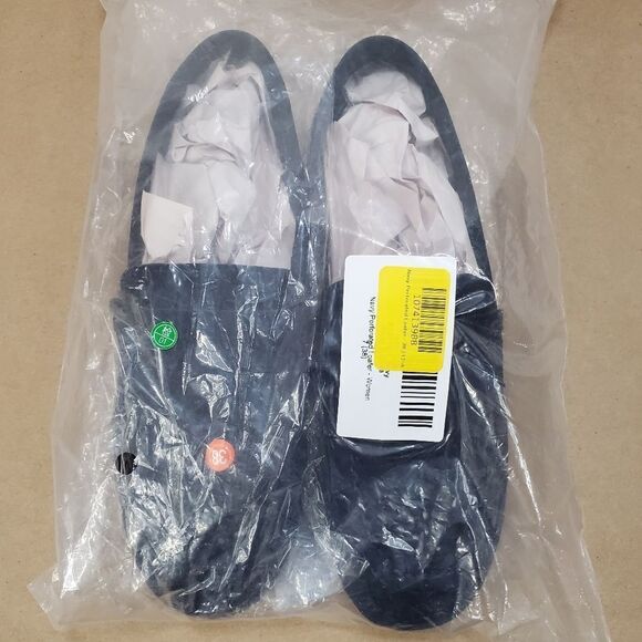 Rosy Velvet Textured Perforated Loafer - Picture 12 of 14